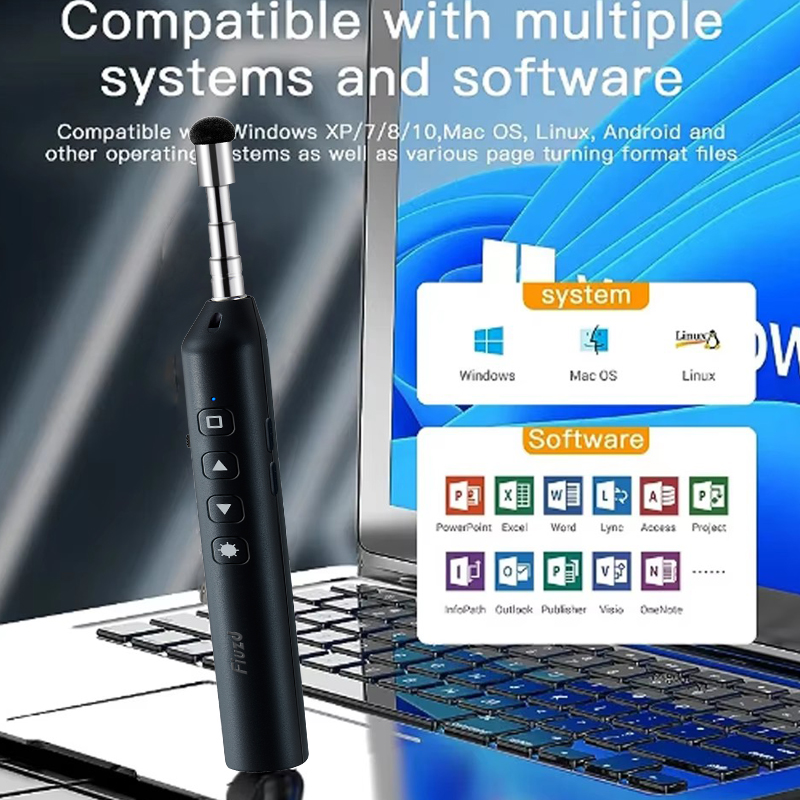 Laser Pointer Presenter - Powerpoint Pen Wireless Presentation Clicker Type-C