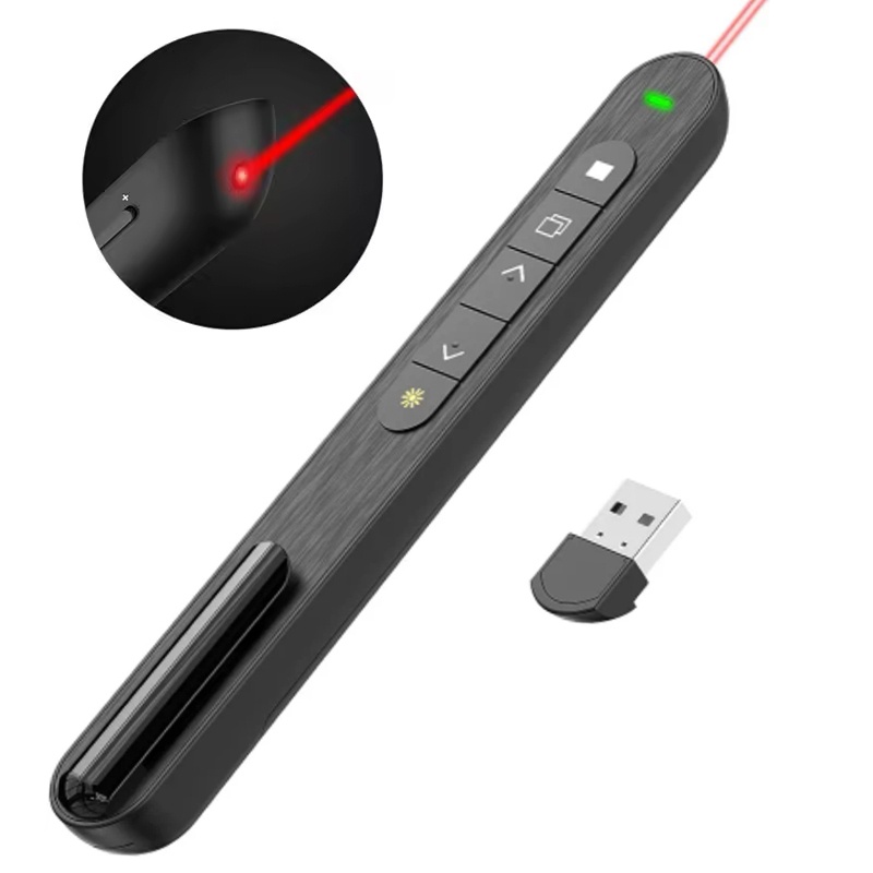Laser Pointer Presenter - Whiteboard Remote Control Pen With PPT