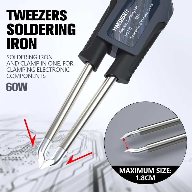 T12 Soldering Station Tweezers - Electronics Stuff ulasan dan harga