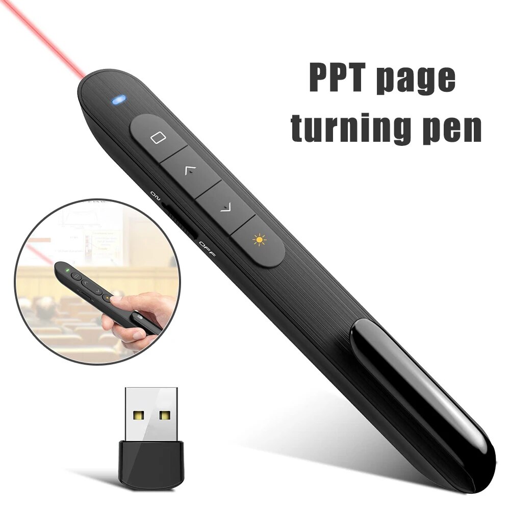 Remote Control Multifunctional - Laser Pointer Presenter ulasan dan harga