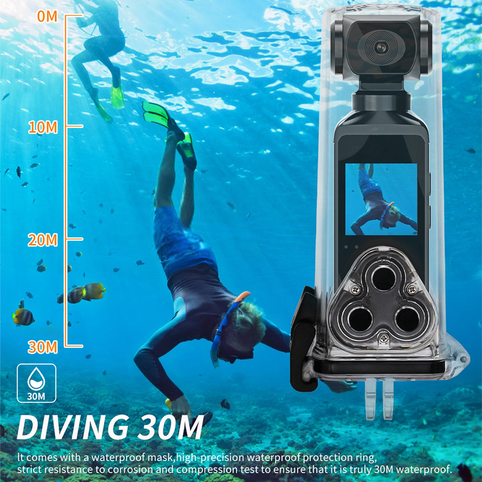 Camera 4K HD 270° Rotatable An - Action Camera 4K ulasan dan harga