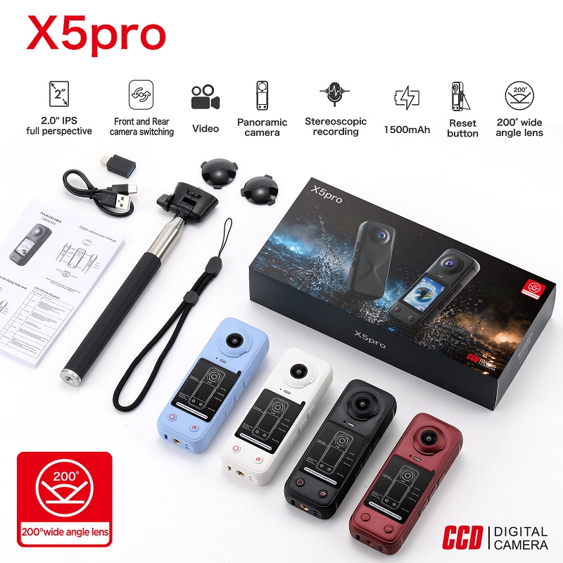 2026 New X5 Pro Handheld Actio - Action Camera 4K ulasan dan harga