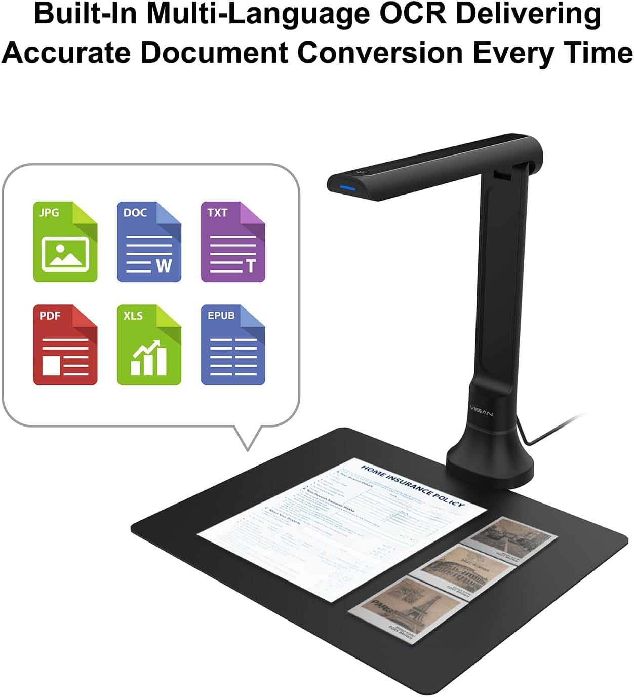 VIISAN DB8401 16MP Document Ca - Document Camera Visualizer ulasan dan harga
