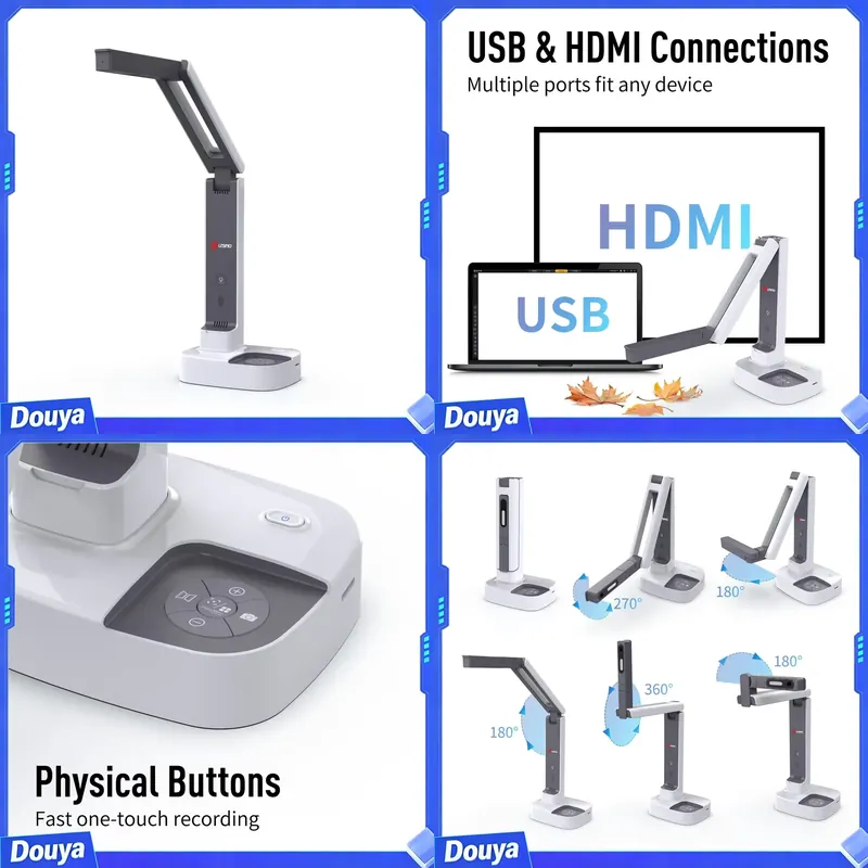 JOYUSING 2 in 1 Document Camer - Document Camera Visualizer ulasan dan harga