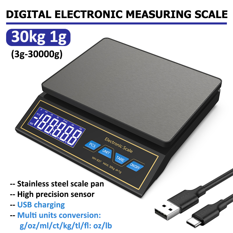 LCD Digital Kitchen Scale 30kg - Electronics Stuff ulasan dan harga