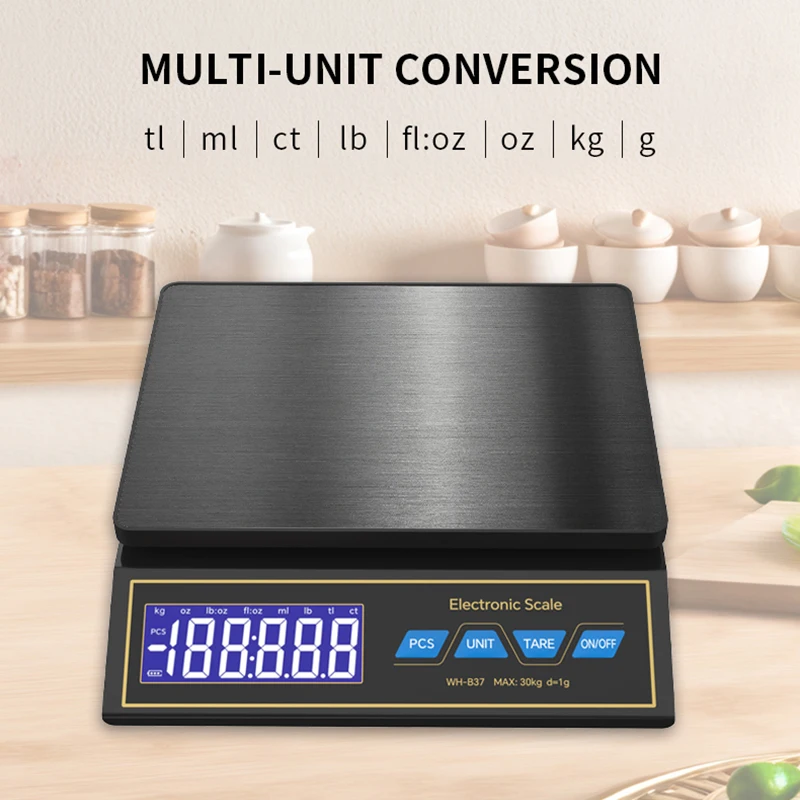 LCD Digital Kitchen Scale 30kg - Electronics Stuff ulasan dan harga